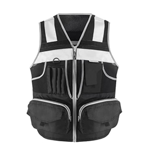 El chaleco reflectante de alta visibilidad mantiene a los trabajadores visibles y seguros durante los turnos de día o de noche. - Product Image 6