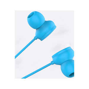 Écouteurs intra-auriculaires de sport Netzy Zore ER04, écouteurs filaires 3,5 mm avec indicateur de batterie LED et microphone, bleu stéréo - Product Image 6