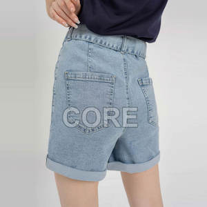 Nouveau design de shorts en jeans pour femmes meilleur matériel fabriqué de haute qualité bas quantité minimale de commande shorts en jeans pour femmes - Product Image 2