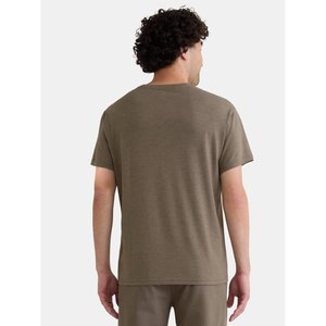 T-shirt à manches courtes en coton lourd beige 300g été col rond chemise ample et de base pour hommes femmes t-shirt de base - Product Image 3