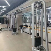 Équipement de musculation multi-stations BN Commercial, machine à câbles croisés multifonctionnelle 8 stations pour centre de fitness