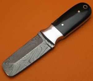 Cuchillo para Abrir Ostras, Acero de Damasco, Mango de Cuerno de Búfalo, Cuchillo para Abrir Almejas y Ostras - Product Image 6