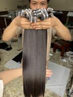 Bande de trame de peau de qualité supérieure dans les extensions de cheveux cheveux vierges 100% Virgrin Human Double Drawn Tape Extensions de cheveux