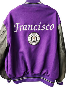 Chaqueta Universitaria Bomber Personalizada para Mujer al por Mayor, Chaqueta Universitaria con Letras Bordadas, Chaqueta Universitaria Juvenil con Bordado de Alta Calidad - Product Image 4