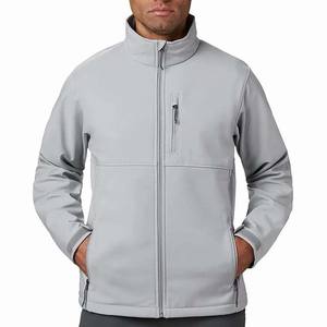 Chaqueta Casual de Estilo Urbano para Hombre, Chaqueta Softshell con Cuello Alto, Impermeable, Cortavientos, Ropa de Invierno con Cremallera Frontal y Logotipo - Product Image 5