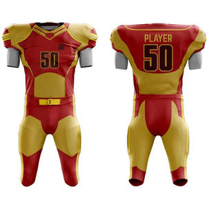 ชุดยูนิฟอร์มอเมริกันฟุตบอลระดับพรีเมียม ดีไซน์สปอร์ตทันสมัย เหมาะสำหรับการฝึกซ้อม การแข่งขัน และกิจกรรมกีฬา - Product Image 1