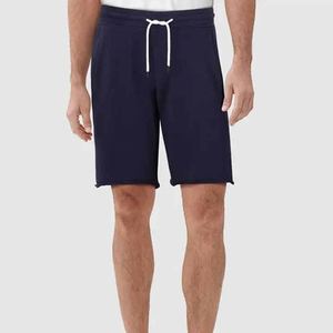 Pantalones cortos deportivos de calle alta para hombre de verano Pakistán nueva ropa deportiva informal Color sólido corto sudor cierre con cordón de punto - Product Image 1