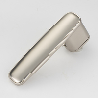 Serrure de porte magnétique en alliage de zinc, loquet silencieux, bouton de verrouillage, poignée de porte intérieure avec plaque de recouvrement amovible pour chambre à coucher, salle de bain