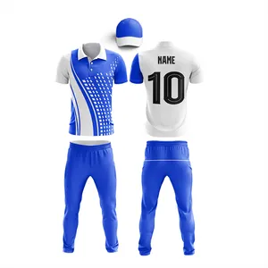 Fabric Sports Wear Sublimated Men Using Cricket Uniform 2023 High Quality Men Using Cricket Uniform Plain genuine