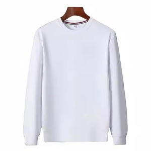 Sweat à capuche à col rond brodé de haute qualité sweat-shirt pour homme unisexe Logo personnalisé 100% coton sweat-shirt à col rond vierge Vintage - Product Image 5