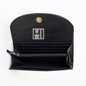 กระเป๋าสตางค์หนังวัวยาวธรรมชาติสำหรับผู้หญิงวินเทจพับได้สามทบตะกร้าถักเครื่องมือดีไซน์หรูหรางานตามสั่ง - Product Image 5