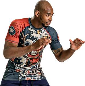 Personalice su propio diseño totalmente sublimación BJJ Rash Guard Logotipo personalizado de alta calidad Rash Guard para ropa de artes marciales - Product Image 1