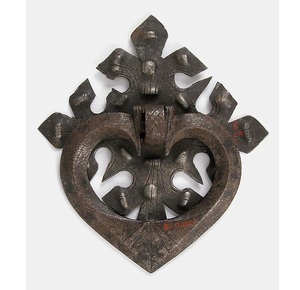 Timbre de Puerta de Hierro Forjado Plateado Antiguo con Diseño de Ángel, Ecológico para Decoración de Casas, Hoteles y Villas - Product Image 2