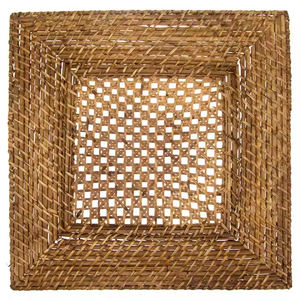Set de table carré en rotin bohème, assiettes de présentation en rotin bohème pour la décoration de table, provenant d'un grossiste vietnamien - Product Image 1