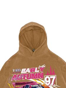 Sudadera con Capucha para Hombre, Invierno, 100% Algodón, Felpa, Impresión DTG Personalizada, Lavado Desgastado, Hombros Caídos, Secado Rápido, OEM - Product Image 3