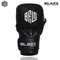 Guantes de combate MMA Muay Thai Hybrid Palm artes marciales UFC Cage Fight kickboxing guante de entrenamiento para hombres y mujeres