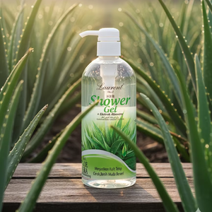 Gel douche à l'aloe vera Laurent pour une peau naturellement douce et hydratée - Product Image 1