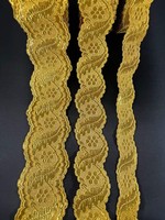 Tresse cérémonielle en dentelle de fil de Mylar doré pour uniforme, vente en gros, meilleure qualité, autres couleurs disponibles, par gallon