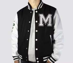 Chaqueta universitaria bordada personalizada para hombres, chaquetas informales de primavera y otoño de béisbol a la venta para invierno - Product Image 1