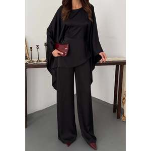 Black <b>Cape</b> Suit - Black - Product Image 4