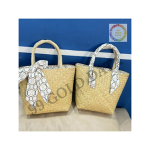 กระเป๋าโท้ทจากหญ้าทะเลที่เป็นมิตรกับสิ่งแวดล้อมพร้อมคุณภาพงานทำมือเหมาะสำหรับการเดินทางชายหาดแฟชั่นฤดูร้อนและการช้อปปิ้งทุกวัน - Product Image 6