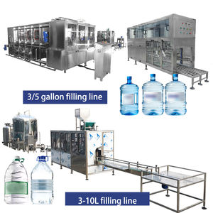 Máquina Llenadora Automática de Bebidas de 300 BPH para Botellas de Plástico y Barriles de 5 Galones (18.9 L) con Línea de Producción Motorizada - Product Image 5