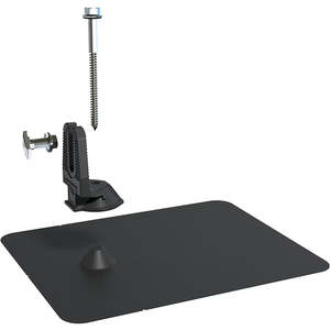 Système de montage solaire Pegasus Solar Comp L-Foot Black Flashing 1 pièce - Product Image 1
