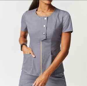 Blouses nouvelle vente en gros, Logo personnalisé, fermeture éclair, costume chirurgical, blouses ensembles 2 pièces uniformes d'hôpital, blouses à bas prix pour femmes et hommes - Product Image 5