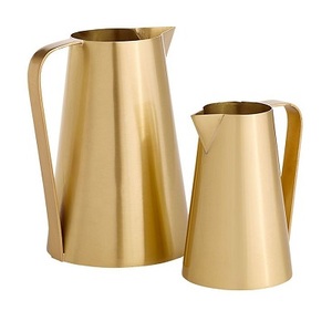 <b>Metal</b> Copper Water Pitcher for Home and Hotel Decorative Pure Copper Water Pitcher Drinking Jug <b>With</b> Lid - Product Image 1