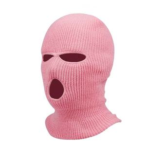 Cubierta de esquí Cubierta de cara completa de punto de 3 agujeros Cubierta de cara completa de punto cálido de invierno para adultos para deportes al aire libre - Product Image 4