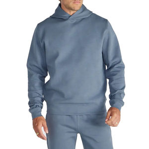 Vente en gros personnalisé 500 GSM 100% coton baggy polaire jogging ensemble survêtement pour hommes sweats à capuche surdimensionnés col à capuche survêtement - Product Image 6