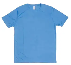 Vente en gros de t-shirts vierges à manches courtes en coton de bonne qualité, couleur unie, couleur unie, fournisseur en vrac, 100% pour tous les types d'impression
