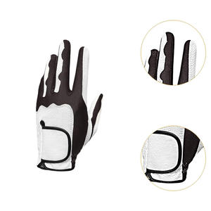 Gant de golf en cuir de mouton véritable de qualité supérieure Impression numérique Gants de golf en cuir Cabretta pour hommes - Product Image 4