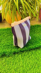 Grande pochette cosmétique en nylon recyclé écologique avec fermeture à glissière durable sacs à provisions réutilisables approvisionnement en vrac Inde modèle PP tissé - Product Image 2