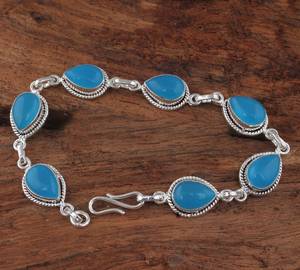 ทำด้วยมือ925เงินสเตอร์ลิงปรับได้โซ่สวยงามหินควอตซ์ธรรมชาติสวยงามเชื่อมโยงกับของขวัญปาร์ตี้คริสเตียน - Product Image 3