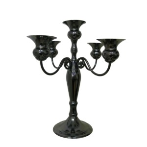 Soporte de Metal de Aluminio de Diseño Artesanal para Decoración del Hogar y Hoteles, Portavelas con Acabado Brillante, Candelabro - Product Image 3