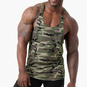 Haute qualité personnalisé imprimé hommes Gym débardeurs décontracté coton/Polyester Top vente respirant conception Pakistan Badge décoration - Product Image 1