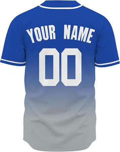 Camisas de béisbol personalizadas al por mayor de fábrica éxito de ventas jersey de béisbol liso jersey de béisbol - Product Image 2