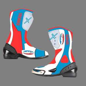 Zapatos de moto de buen material con logotipo personalizado, calzado de moto de fabricación profesional - Product Image 1