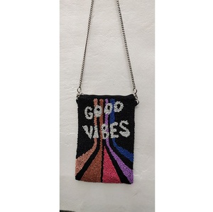 Bolso de hombro de moda para mujer con adornos de cuentas multicolores y de calidad superior Ideal para la moda de todas las estaciones - Product Image 1