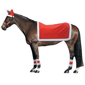 Manta de caballo de Navidad suave y cómoda con estilo de vacaciones Manta de caballo de Navidad de espíritu de vacaciones para la comodidad del invierno - Product Image 2