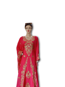 Moroccan <b>Kaftan</b> Beautiful Colored Caftan Muslim Traditional Caftan Stone Beads Work Hand Work <b>Kaftan</b> Morccan New Design2022 - Product Image 4