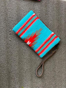 กระเป๋าคลัทช์หนังสไตล์ตะวันตก aztec สีน้ำตาลวินเทจกระเป๋าเครื่องมือหนังแท้ที่เป็นเอกลักษณ์ของ Aztec - Product Image 5