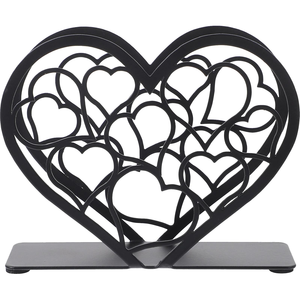 Coeur porte-serviettes en métal haut pièce maîtresse porte-serviettes à la main de haute qualité porte-serviettes en métal pour la décoration de Table - Product Image 1