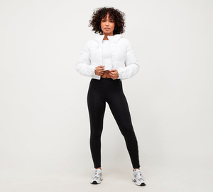 Chaqueta con cremallera al por mayor de alta calidad, logotipo personalizado, colores sólidos, chaqueta acolchada corta cálida, Top corto grueso de algodón transpirable - Product Image 6