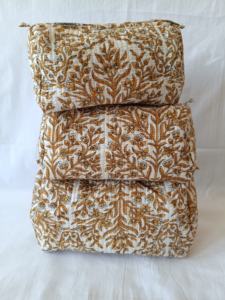 Sac fourre-tout en coton bohème de qualité, pochette matelassée pour la plage, pour femmes, petite à moyenne capacité, fermeture éclair, motif de fil, style tendance - Product Image 1