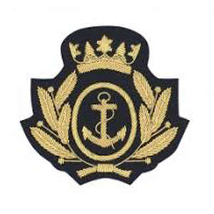 Badges de blazer élégants, personnalisables avec logo, broderie artisanale pure avec fil de bullion et perles à coudre, vente en gros - Product Image 4