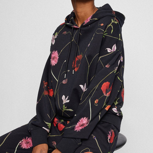 Pull à capuche élégant pour femmes avec capuche à cordon et coupe décontractée Pull à capuche classique pour femmes - Product Image 5