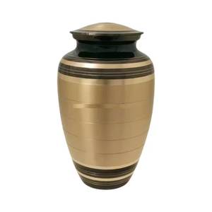 Urne de crémation en métal de conception américaine nuage bleu pour adultes pour cendres humaines faite à la main pour les urnes de service funéraire de cimetière - Product Image 4