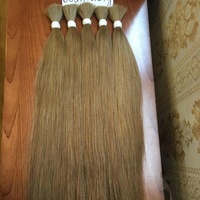 Cheveux humains bruts Bundles et frontaux-Indian Temple Curly cheveux crus